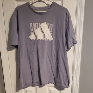 Adidas Men's Purple Graphic Tee